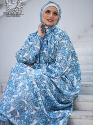 Blue Paisley Print Isdal