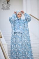 Blue Paisley Print Isdal